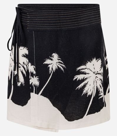 Salida de Playa Pollera Traspasada en Viscolino con Estampa de Cocoteros 5