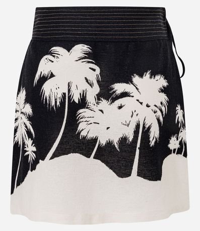 Salida de Playa Pollera Traspasada en Viscolino con Estampa de Cocoteros 7