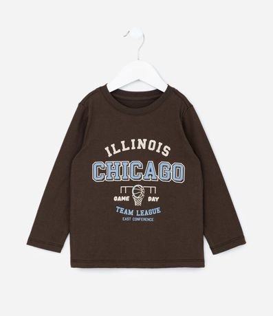 Remera Infantil College con Estampa Chicago - Talle 1 a 6 años