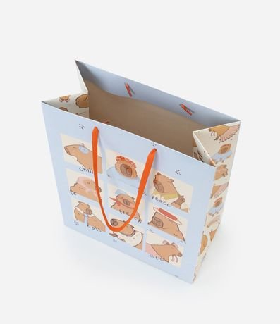 Embalaje de Regalo Mediana con Estampa de Capivara 3