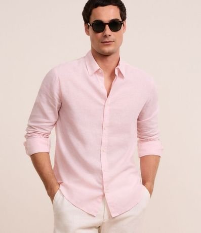 Camisa Manga Larga en Lino