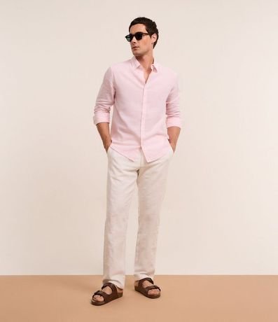 Camisa Manga Larga en Lino 2