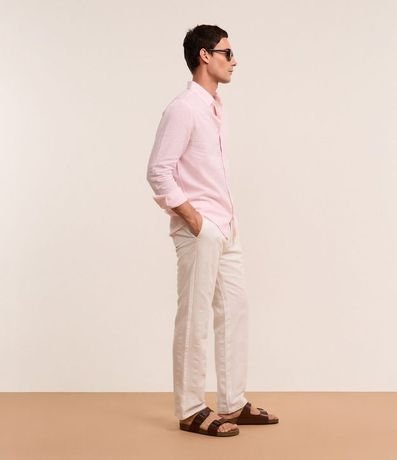 Camisa Manga Larga en Lino 4