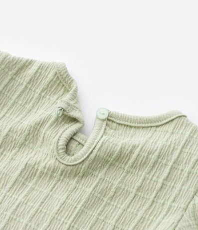 Conjunto Infantil Texturizado con Lacitos y Pantalón Wide Leg - Talle 1 a 6 años 9