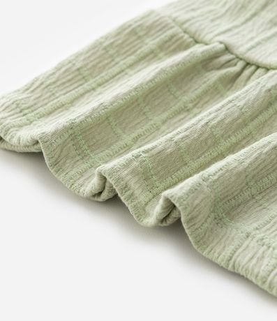 Conjunto Infantil Texturizado con Lacitos y Pantalón Wide Leg - Talle 1 a 6 años 8