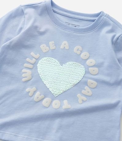 Conjunto Infantil con Corazón Bordado en Lentejuelas - Talle 1 a 6 años 10