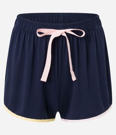 Pijama Americano Short Doll con Detalles Contrastantes 7