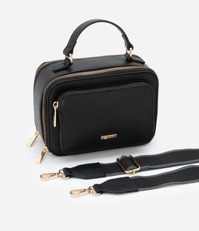 Bolsa para Cámara Transversal Pequeña con Bolsillo Delantero y Asa de Gorgorão 8