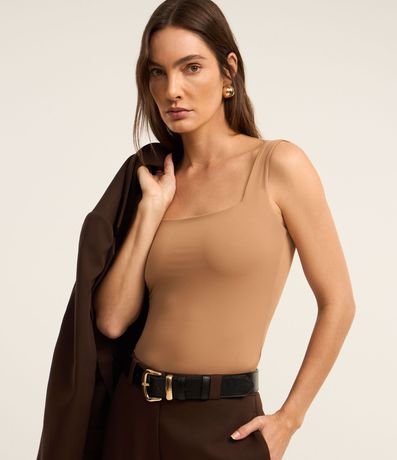 Blusa en Poliamida con Escote Cuadrado 3