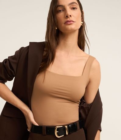 Blusa en Poliamida con Escote Cuadrado 5