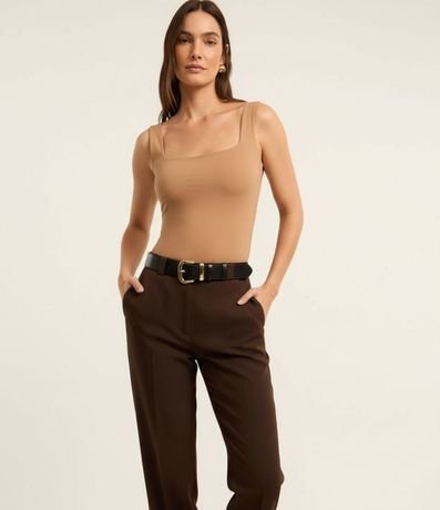 Blusa en Poliamida con Escote Cuadrado 2