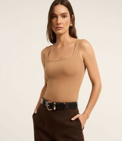 Blusa en Poliamida con Escote Cuadrado 6