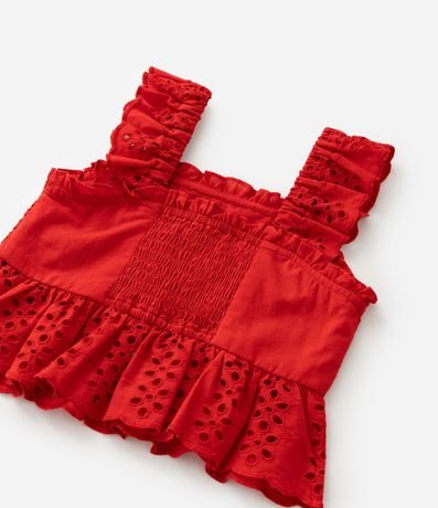 Blusa Infantil en Laise con Volados - Talle 1 a 6 años 4