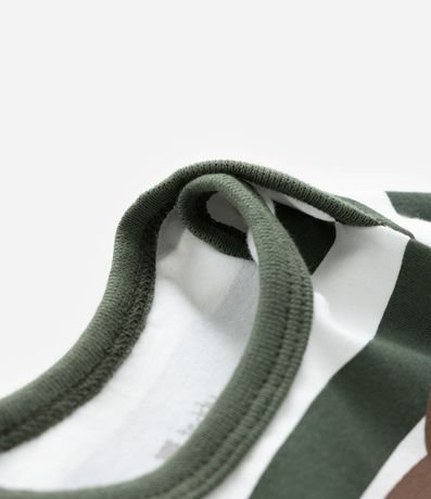 Body Infantil con Estampa Osito y Rayas - Talle 0 a 18 meses 5