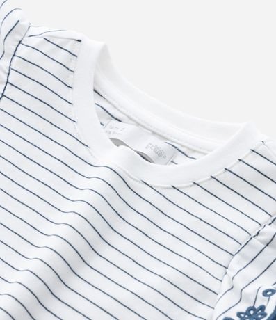 Remera Infantil con Bordados y Frufrus - Talle 1 a 6 años 4