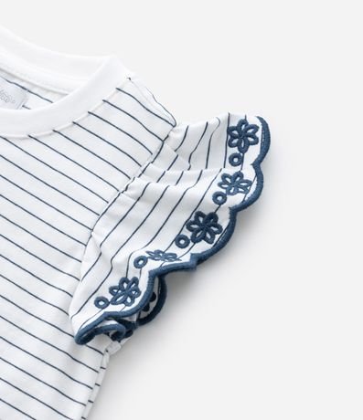 Remera Infantil con Bordados y Frufrus - Talle 1 a 6 años 5