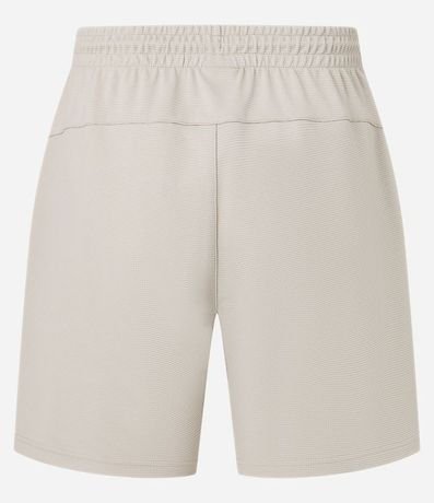 Bermuda Deportiva Texturizada con Cintura Elástica y Cierre en el Bolsillo 8