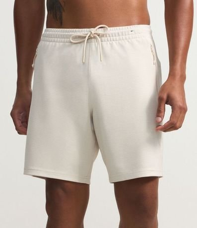 Bermuda Deportiva Texturizada con Cintura Elástica y Cierre en el Bolsillo 2