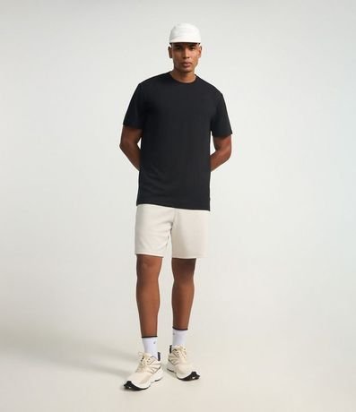 Bermuda Deportiva Texturizada con Cintura Elástica y Cierre en el Bolsillo 3