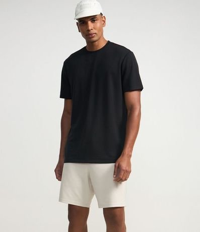 Bermuda Deportiva Texturizada con Cintura Elástica y Cierre en el Bolsillo 6