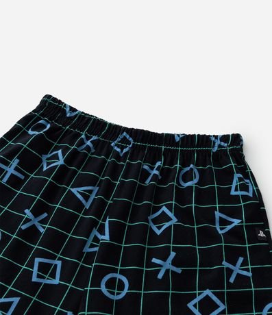 Pijama Corta con Estampa Playstation - Talle 5 A 14 años 7