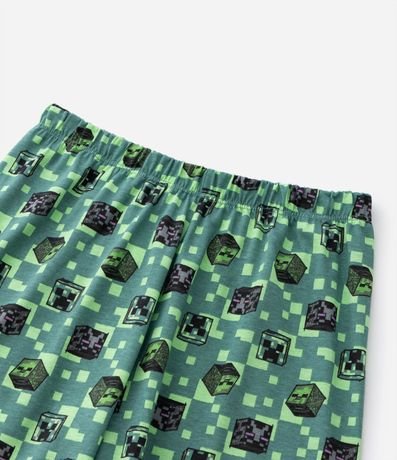 Pijama Infantil con Estampa Minecraft - Talle 5 a 4 años 8