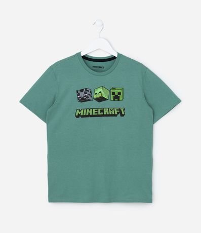 Pijama Infantil con Estampa Minecraft - Talle 5 a 4 años 2