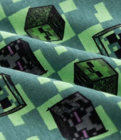 Pijama Infantil con Estampa Minecraft - Talle 5 a 4 años 6