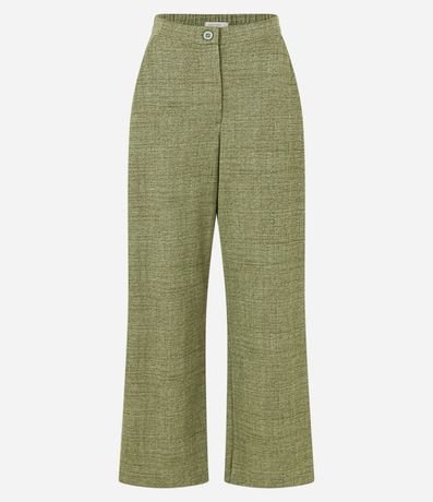 Pantalón en Orly con Fondo Melange y Cintura Elástica 5