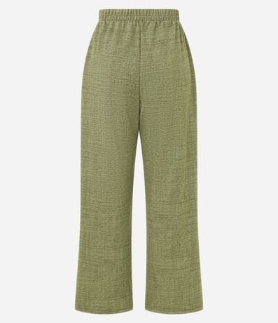 Pantalón en Orly con Fondo Melange y Cintura Elástica 6