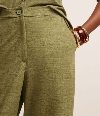 Pantalón en Orly con Fondo Melange y Cintura Elástica 4