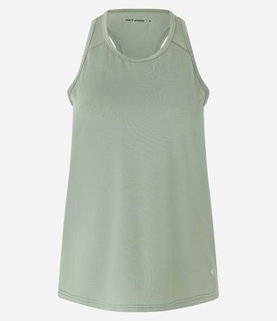 Musculosa Nadador Deportiva en Microfibra con Textura 4