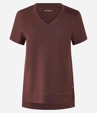 Remera Deportiva en Microfibra Agujerada con Bajo Mullet 3