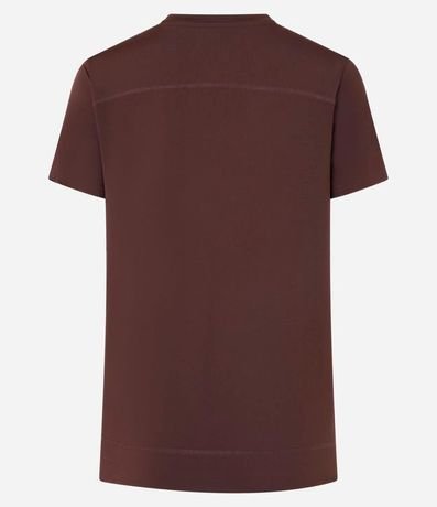 Remera Deportiva en Microfibra Agujerada con Bajo Mullet 5