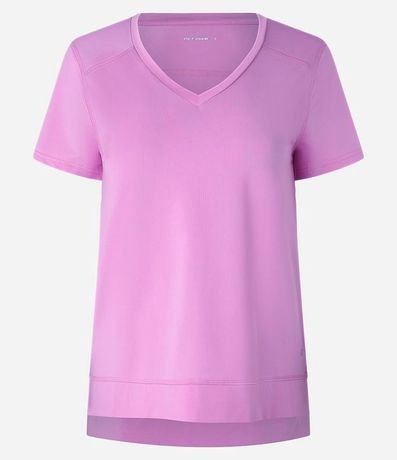 Remera Deportiva en Microfibra Agujerada con Bajo Mullet 5