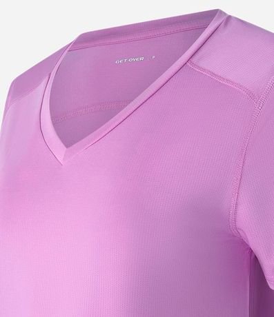 Remera Deportiva en Microfibra Agujerada con Bajo Mullet 6