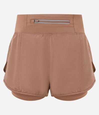 Bermuda Runner Deportiva en Microfibra con Cintura Elástica 6