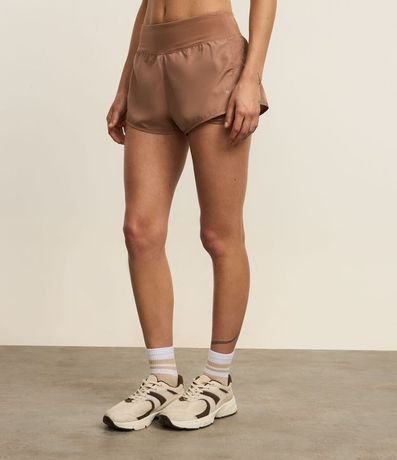 Bermuda Runner Deportiva en Microfibra con Cintura Elástica 2