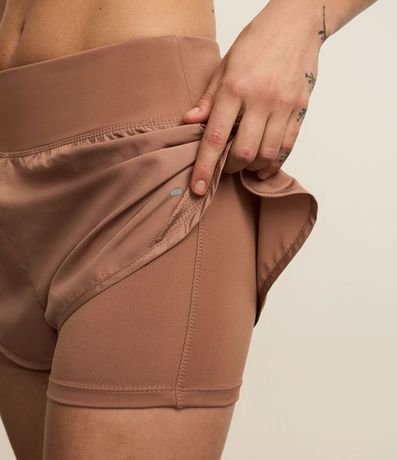 Bermuda Runner Deportiva en Microfibra con Cintura Elástica 3