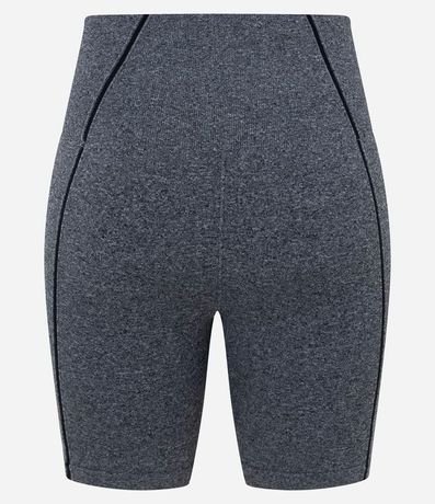 Bermuda Deportiva Seamless Texturizada con Detalle Jacquard Ondas 3