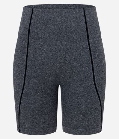 Bermuda Deportiva Seamless Texturizada con Detalle Jacquard Ondas