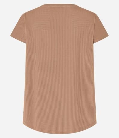 Remera en Microfibra con Escote Redondo 5