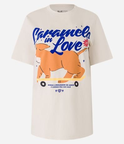 Remera T-shirt en Algodón con Estampa Caramelo Skatista 4