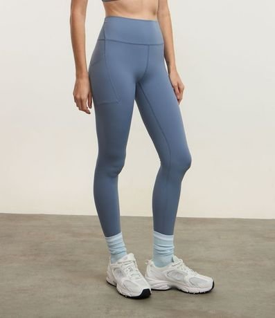 Calca Legging Deportiva en Microfibra con Bolsillos 2