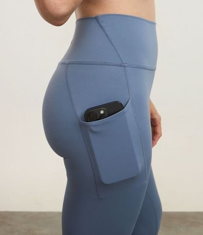 Calca Legging Deportiva en Microfibra con Bolsillos 3