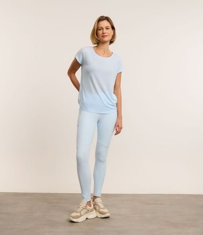 Pantalón Legging Deportiva en Microfibra Pesada con Cintura en V 1