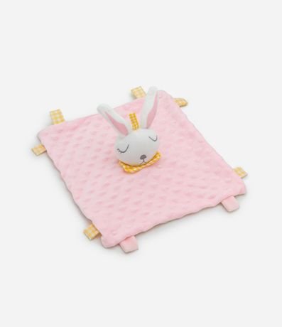 Mantita de Apego Infantil en Plush Carita de Coneja - Talle único