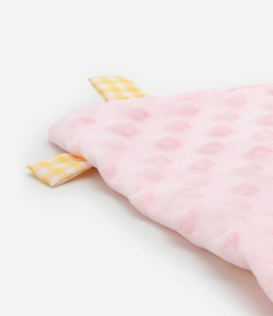 Mantita de Apego Infantil en Plush Carita de Coneja - Talle único 3