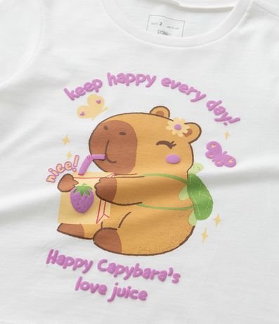 Remera Infantil con Estampa Capivara - Talle 1 a 6 años 4