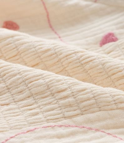 Conjunto Infantil en Tricolina con Estampa Bordada de Corazones - Talle 1 a 6 años 12